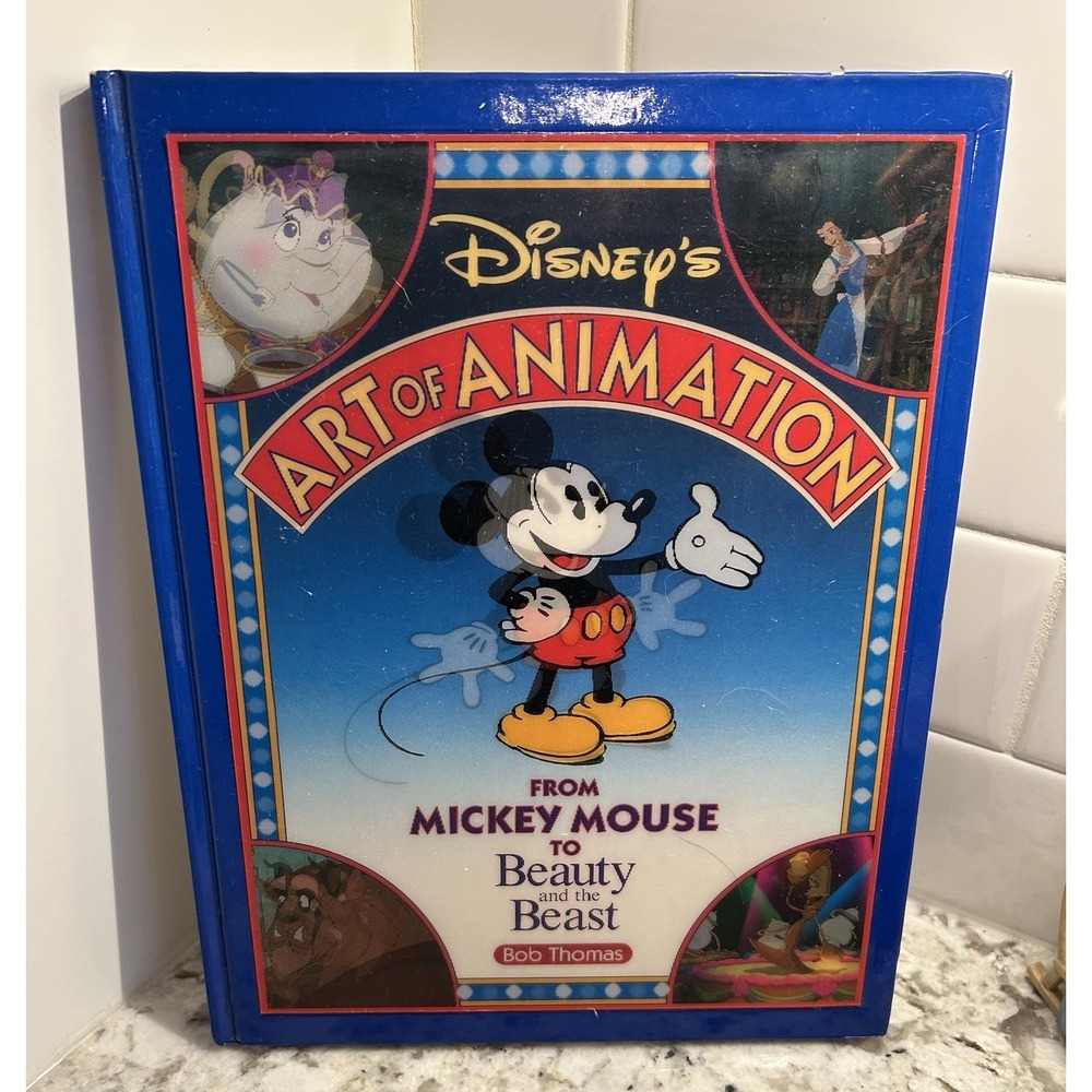 Disney's‎ Art Of Animation Bob Thomas Hardcover 1991
